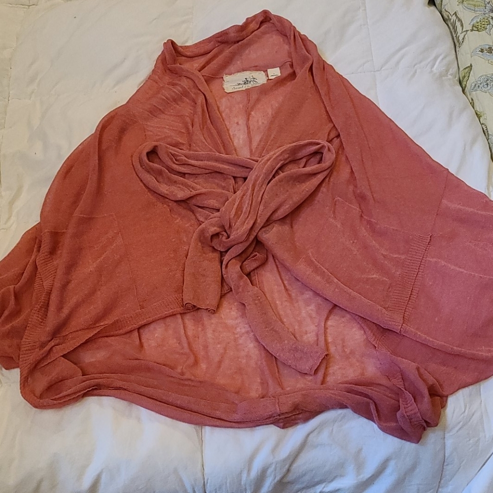 Pink boho duster/shawl